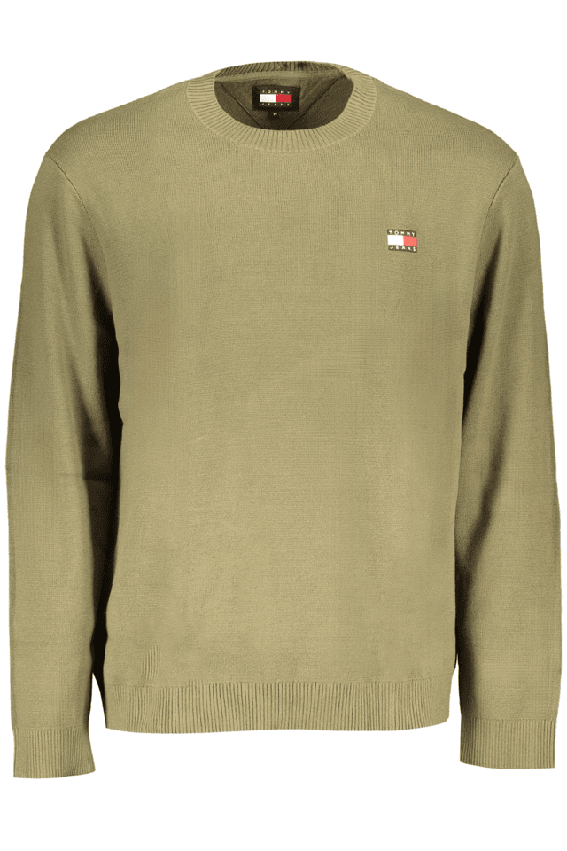 9134TOMMY HILFIGER MAGLIA UOMO VERDE