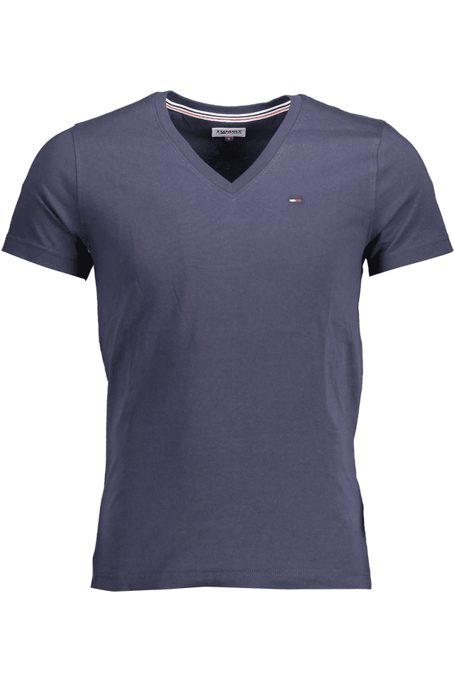 5647TOMMY HILFIGER T-SHIRT MANICHE CORTE UOMO BLU