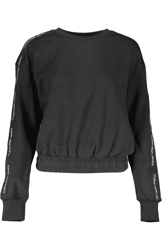 1847CALVIN KLEIN FELPA SENZA ZIP DONNA NERO