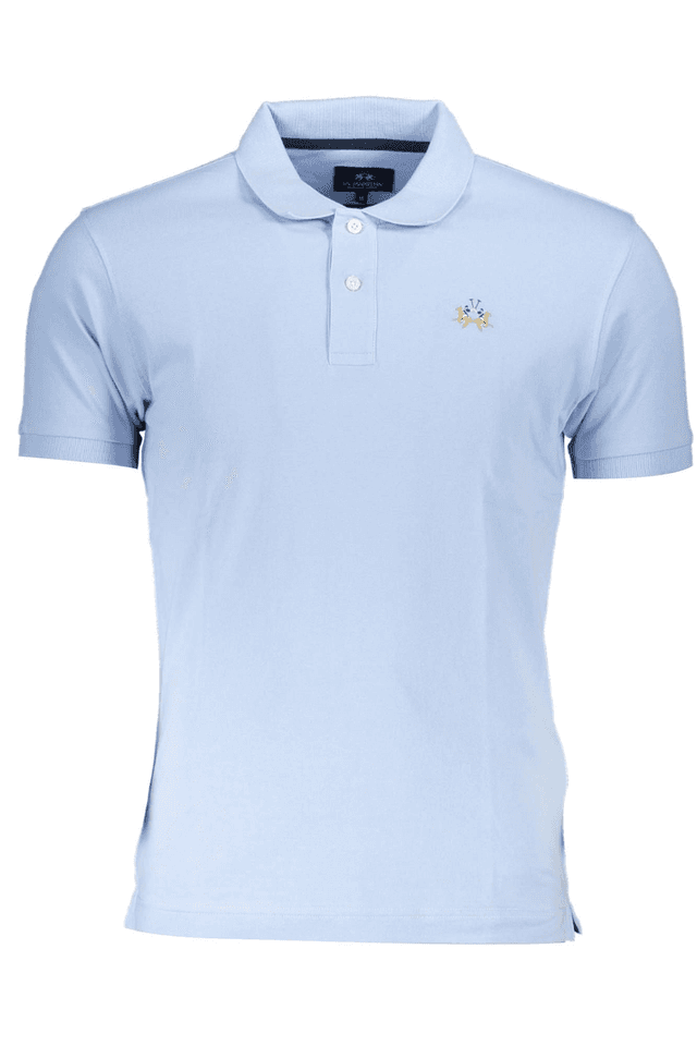 3048LA MARTINA POLO MANICHE CORTE UOMO AZZURRO