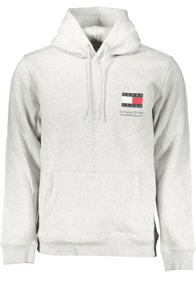7219TOMMY HILFIGER FELPA SENZA ZIP UOMO GRIGIO