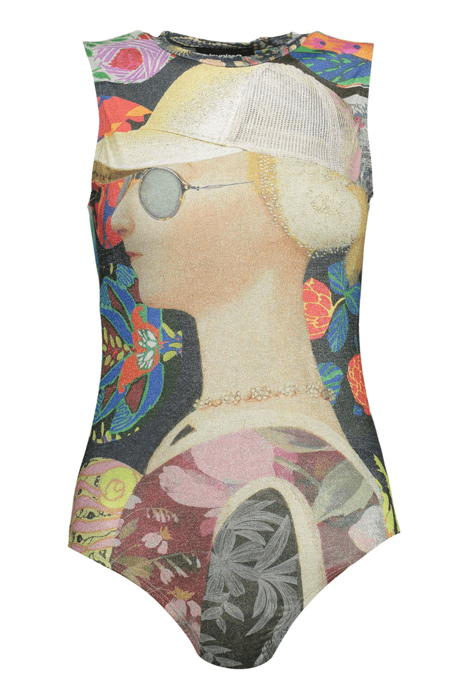 1523DESIGUAL BODY A CANOTTA DONNA VERDE
