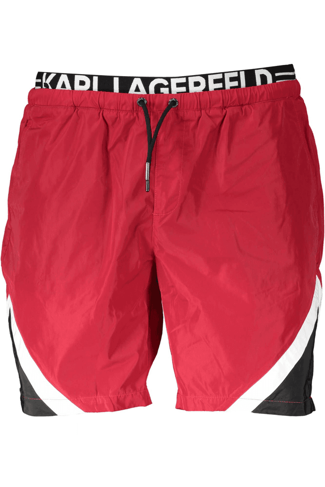 707KARL LAGERFELD BEACHWEAR COSTUME PARTE SOTTO UOMO ROSSO