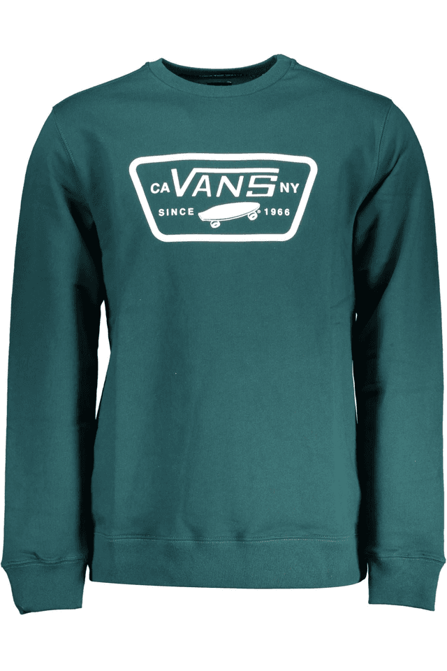 3286VANS FELPA SENZA ZIP UOMO VERDE