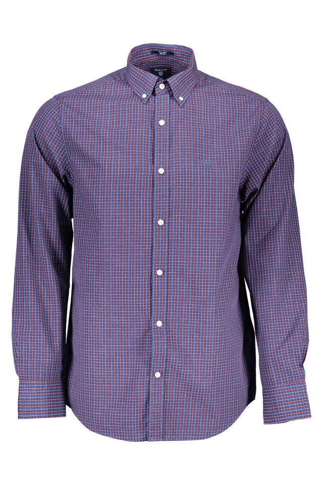 843GANT CAMICIA MANICHE LUNGHE UOMO BLU