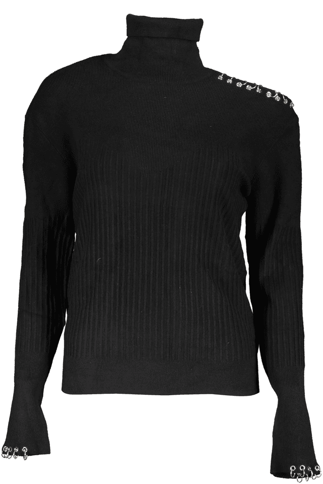 6606PATRIZIA PEPE MAGLIONE DONNA NERO