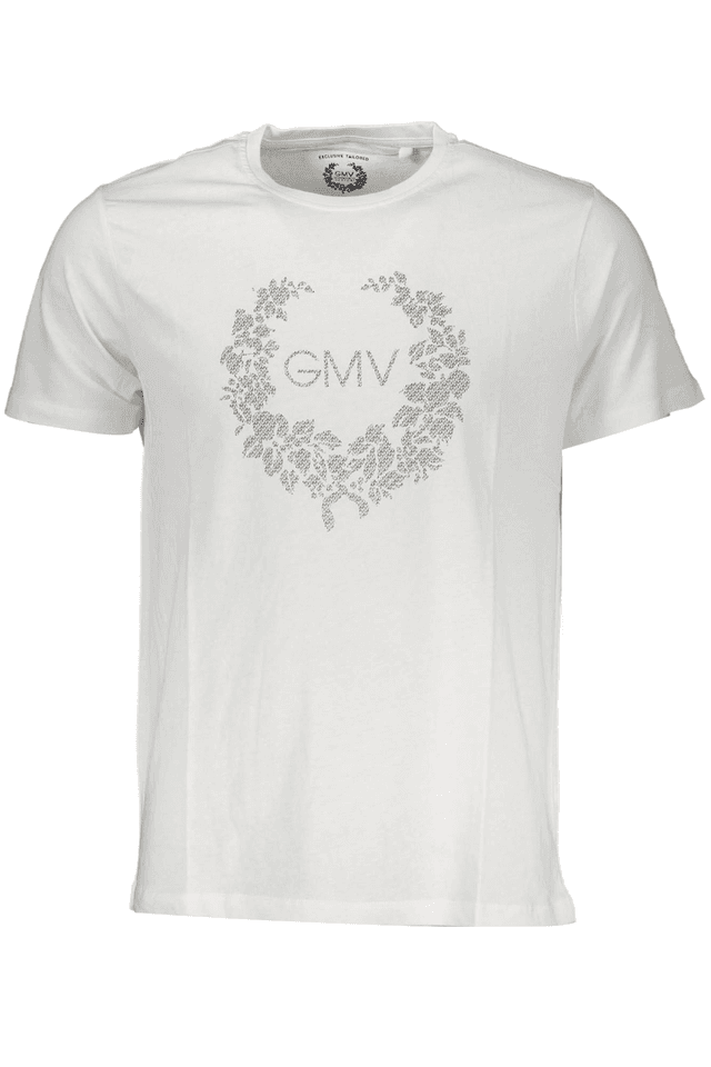 3979GIAN MARCO VENTURI T-SHIRT MANICHE CORTE UOMO BIANCO