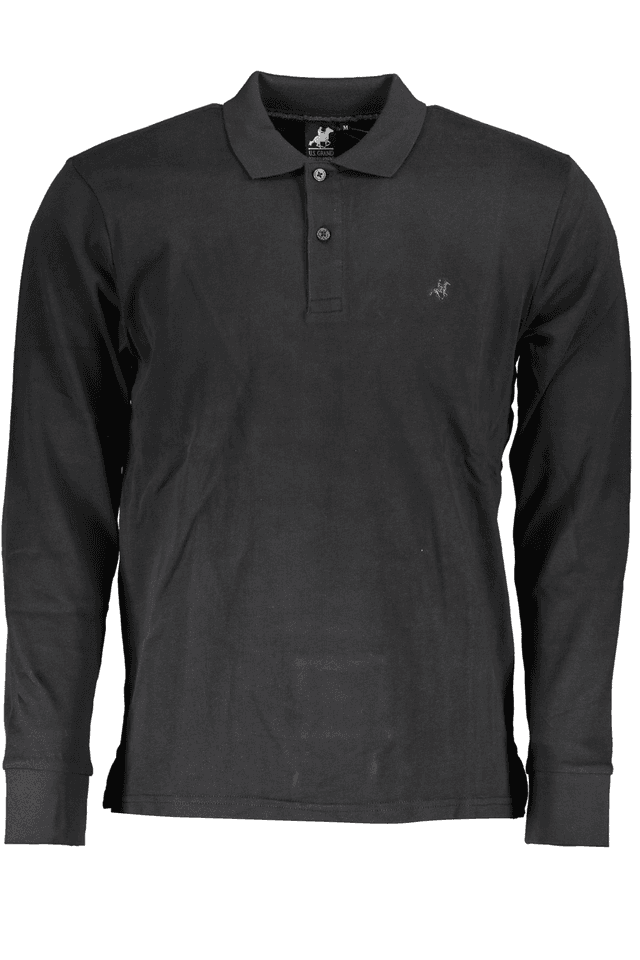 4812U.S. GRAND POLO POLO MANICHE LUNGHE UOMO NERO