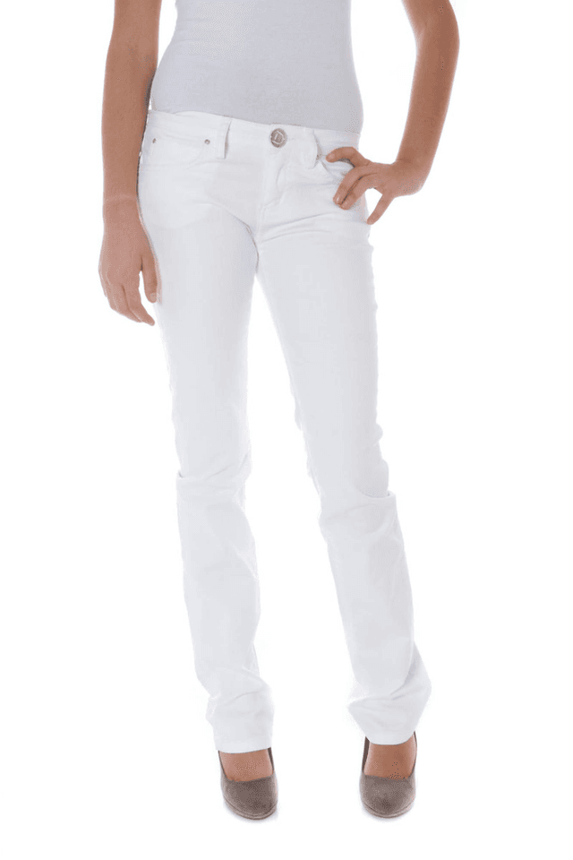 136PHARD PANTALONE DONNA BIANCO