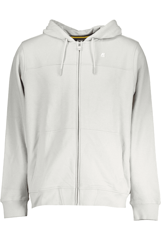 7908K-WAY FELPA CON ZIP UOMO GRIGIO