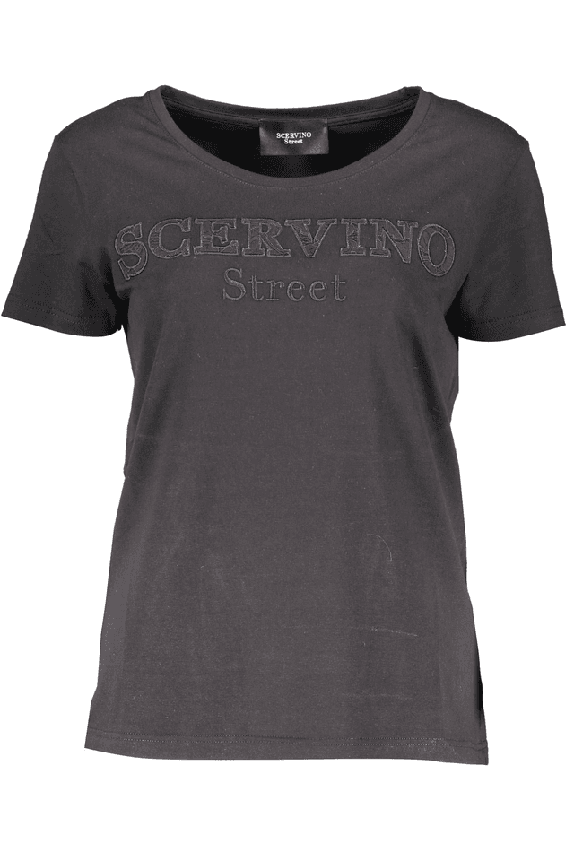 937SCERVINO STREET T-SHIRT MANICHE CORTE DONNA NERO