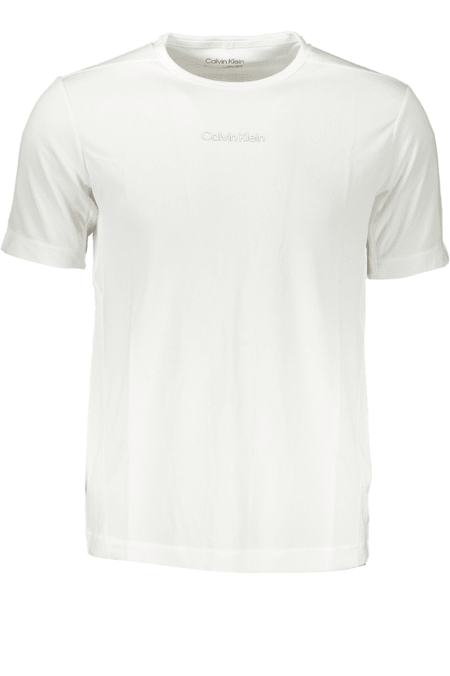 CALVIN KLEIN T-SHIRT MANICHE CORTE UOMO BIANCO