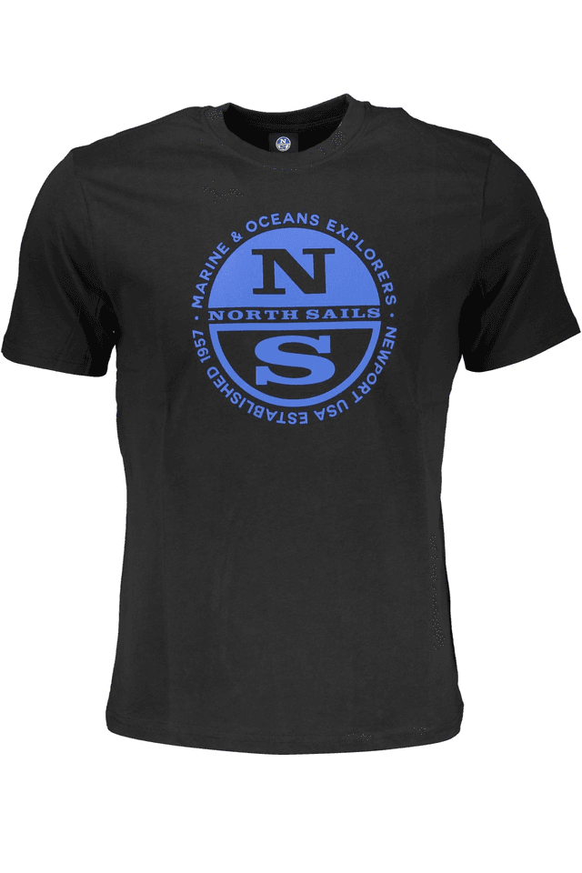 7170NORTH SAILS T-SHIRT MANICHE CORTE UOMO NERO