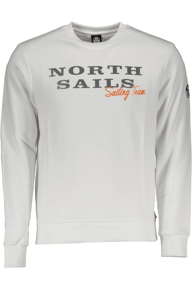 2404NORTH SAILS FELPA SENZA ZIP UOMO BIANCO