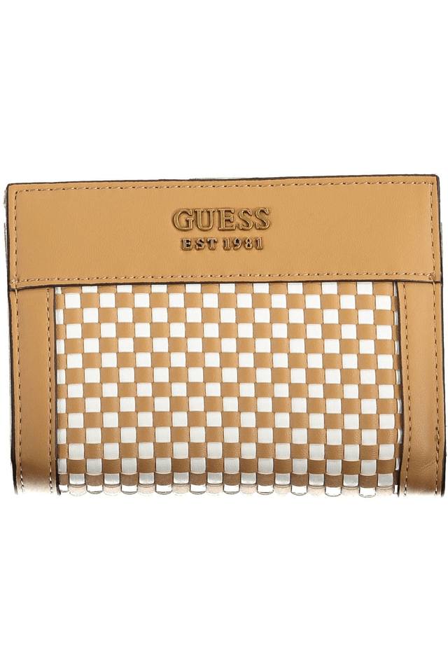 2071GUESS JEANS PORTAFOGLIO DONNA MARRONE