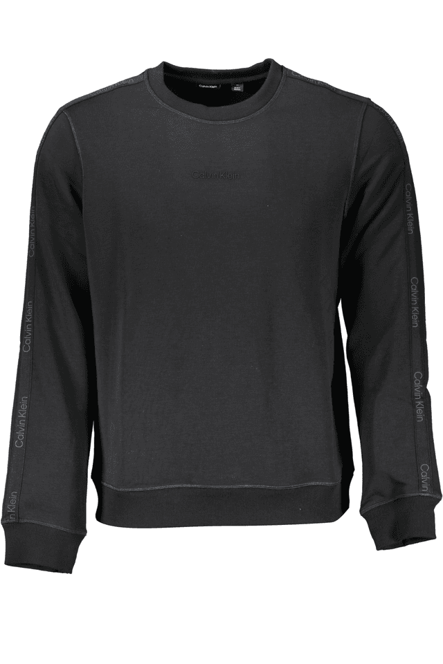 7053CALVIN KLEIN FELPA SENZA ZIP UOMO NERO