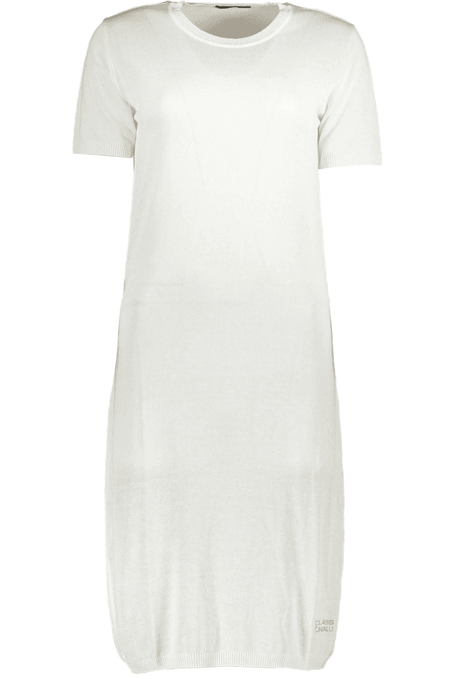 4067CAVALLI CLASS ABITO CORTO DONNA BIANCO