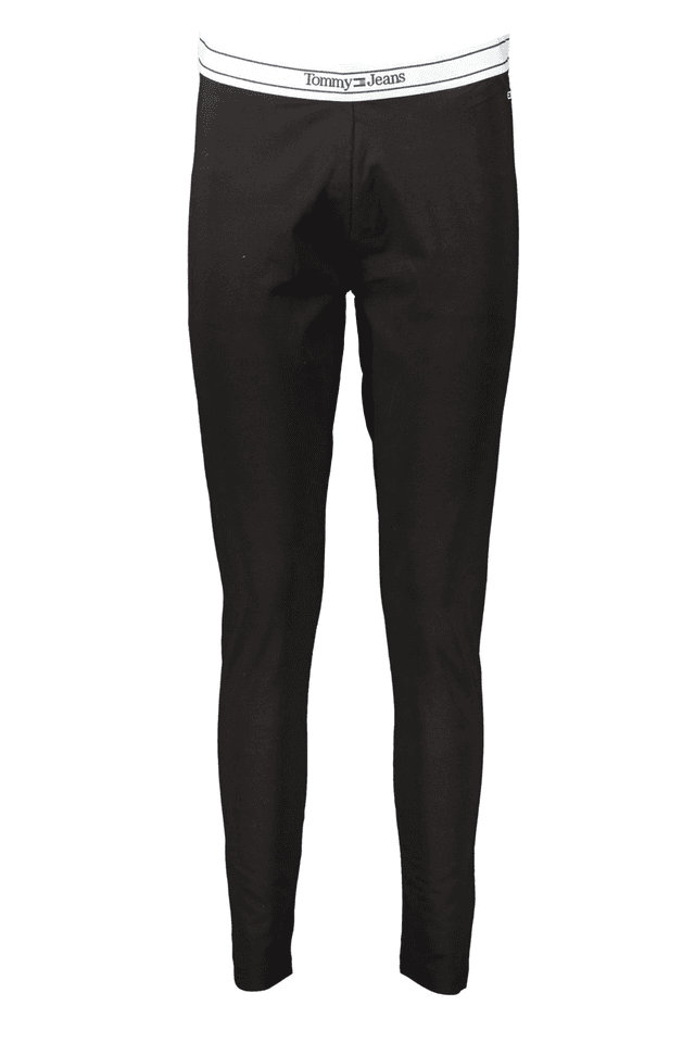 6976TOMMY HILFIGER LEGGINS DONNA NERO