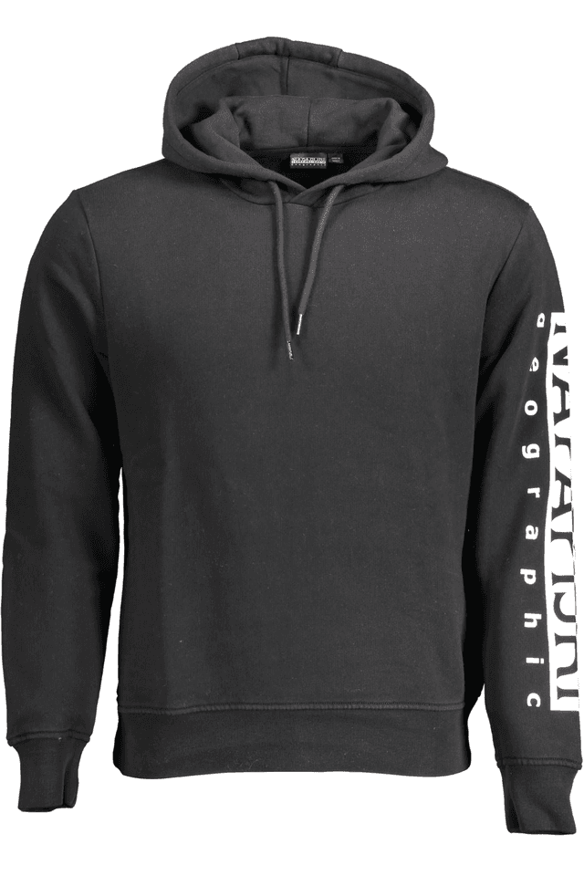 2119NAPAPIJRI FELPA SENZA ZIP UOMO NERO
