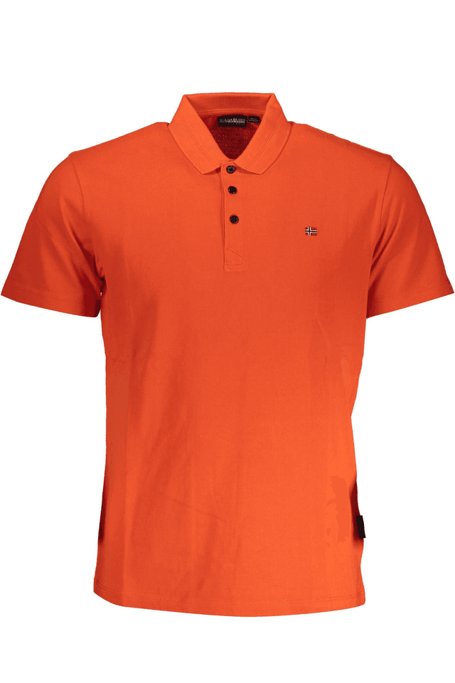 3430NAPAPIJRI POLO MANICHE CORTE UOMO ROSSO