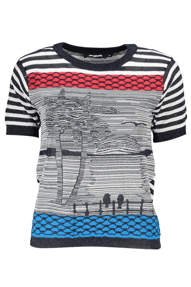 3125DESIGUAL MAGLIA DONNA BLU