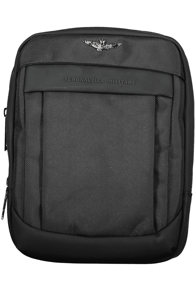6737AERONAUTICA MILITARE TRACOLLA UOMO NERO