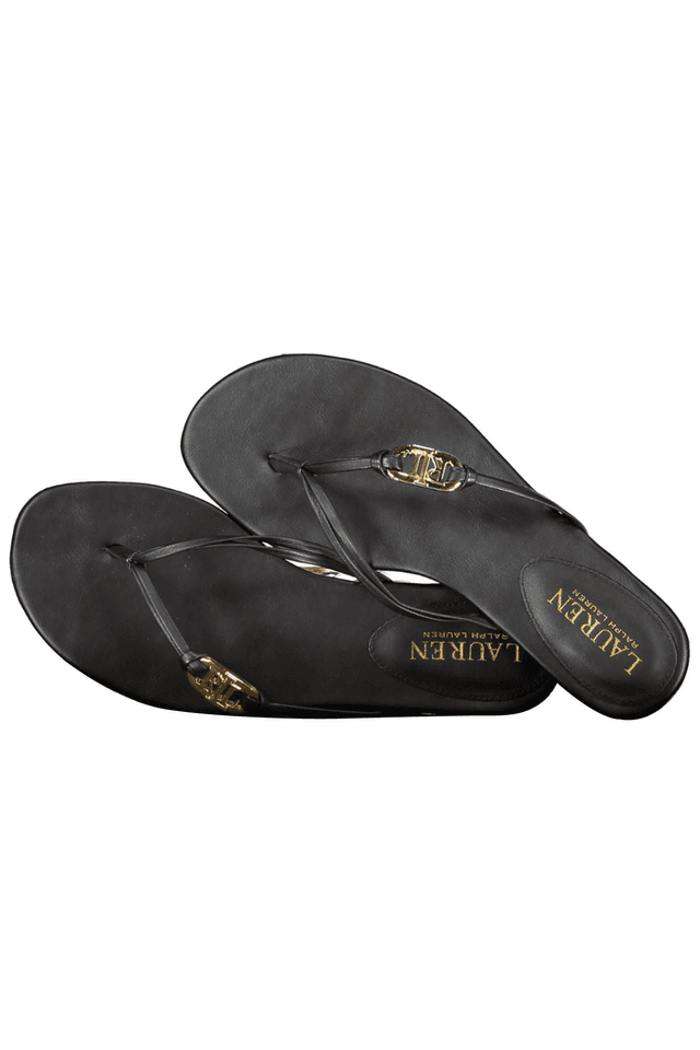 4174RALPH LAUREN CALZATURA CIABATTA DONNA NERO