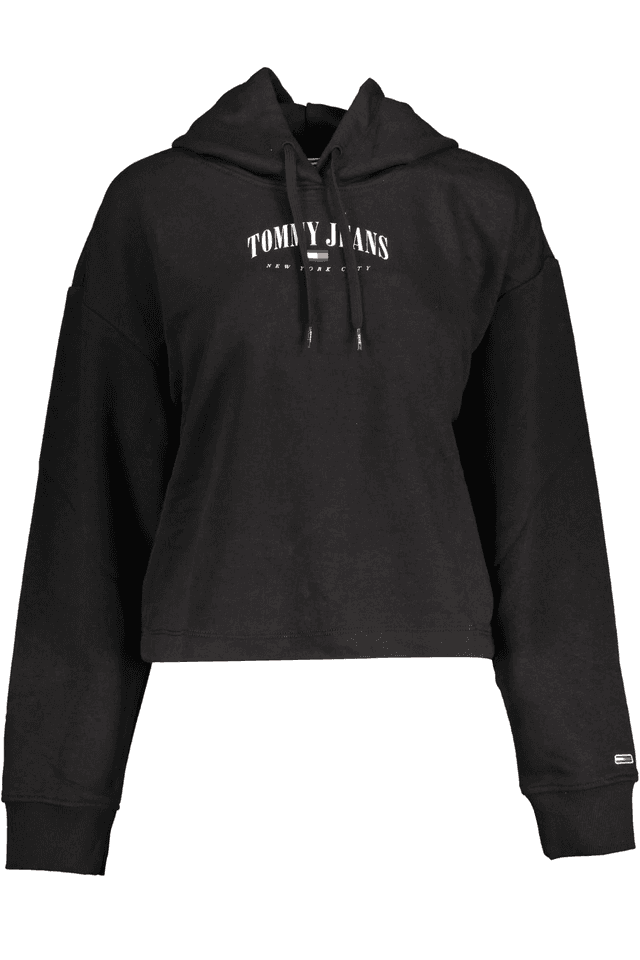 TOMMY HILFIGER FELPA SENZA ZIP DONNA NERO