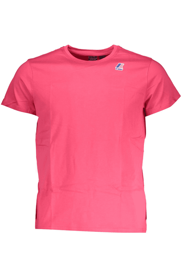 7939K-WAY T-SHIRT MANICHE CORTE UOMO ROSA