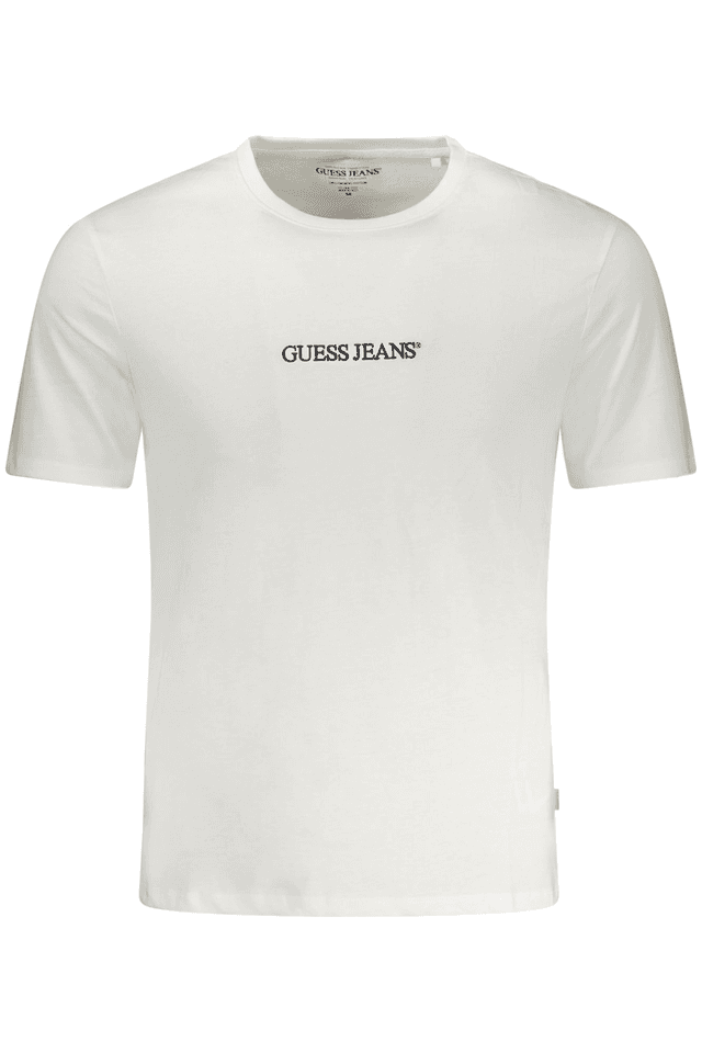 10630GUESS JEANS T-SHIRT MANICHE CORTE UOMO BIANCO
