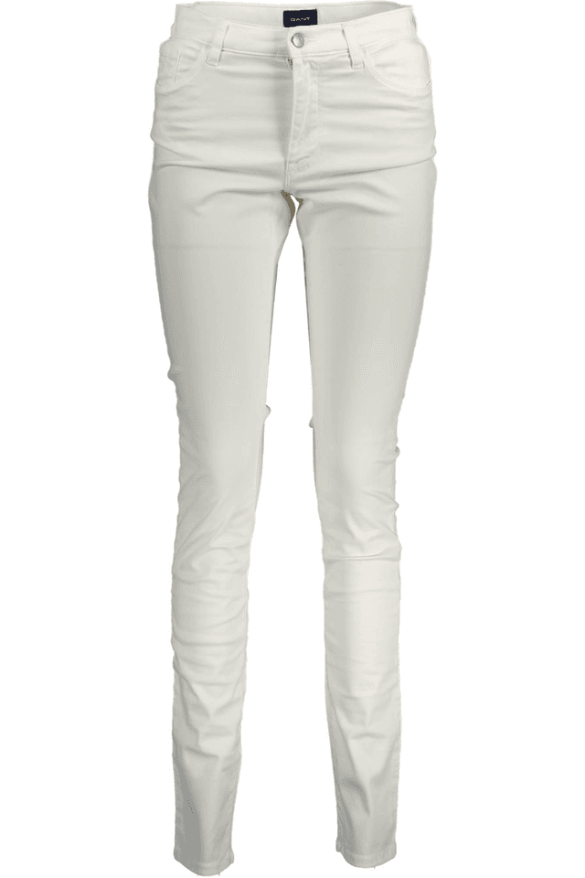 448GANT PANTALONE DONNA BIANCO