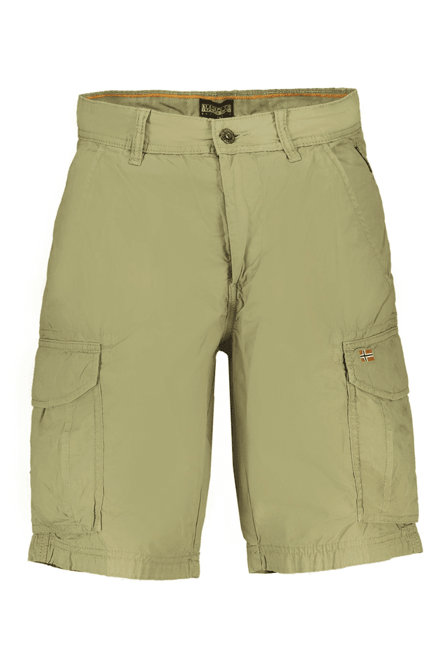 8427NAPAPIJRI PANTALONE BERMUDA UOMO VERDE