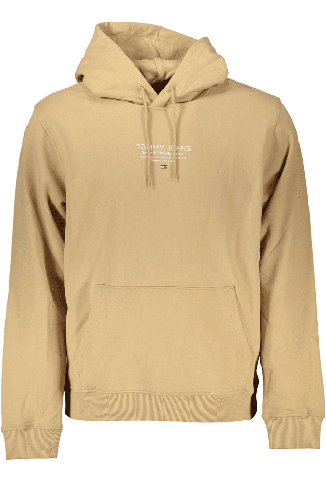 7217TOMMY HILFIGER FELPA SENZA ZIP UOMO BEIGE