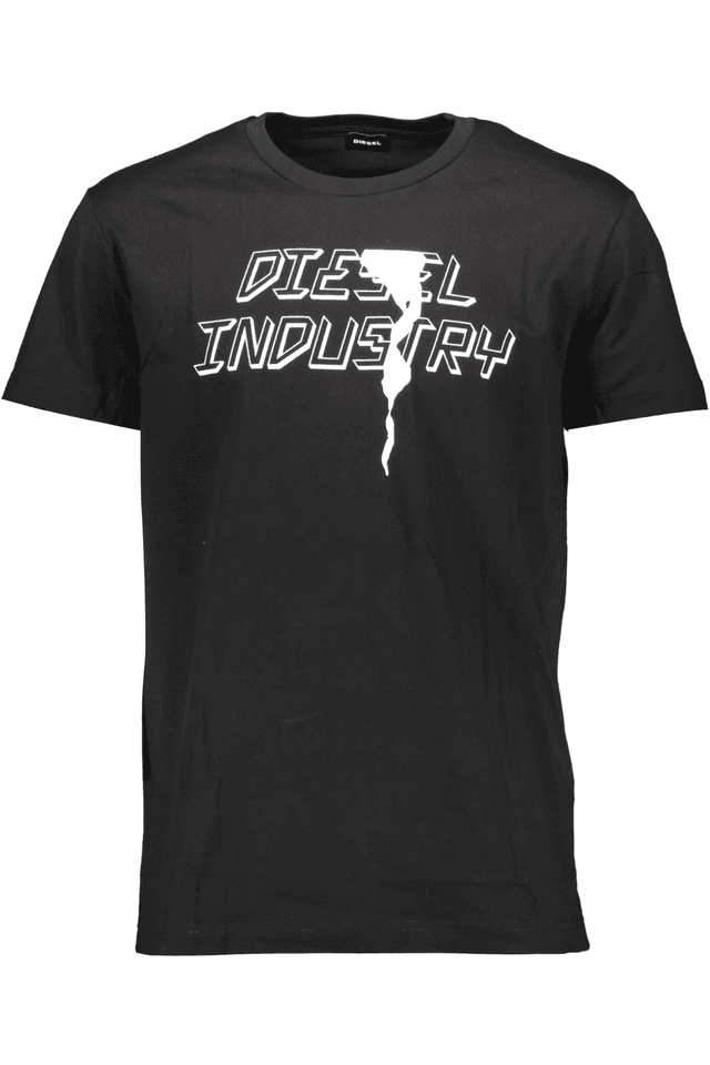 815DIESEL T-SHIRT MANICHE CORTE UOMO NERO