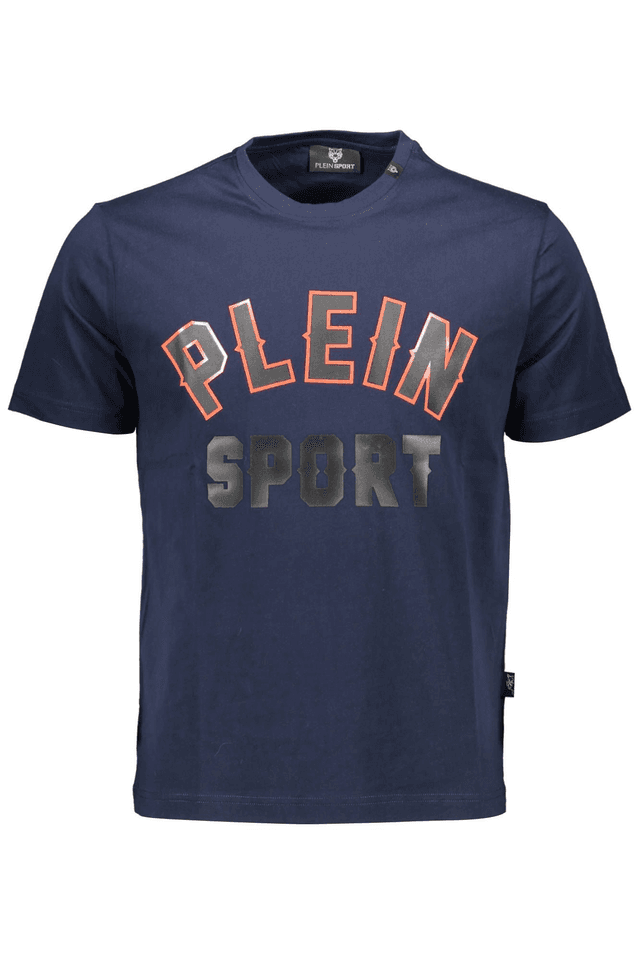 1247PLEIN SPORT T-SHIRT MANICHE CORTE UOMO BLU