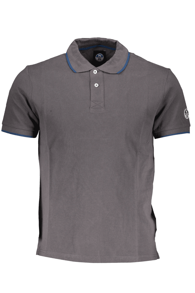 2521NORTH SAILS POLO MANICHE CORTE UOMO GRIGIO