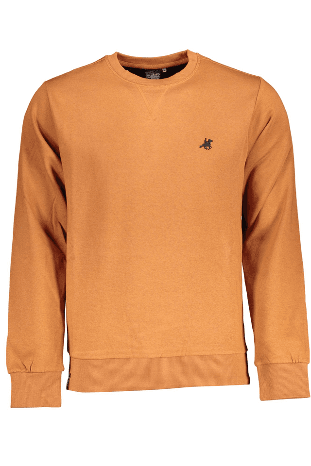 5977U.S. GRAND POLO FELPA SENZA ZIP UOMO MARRONE