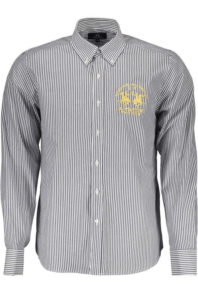 1842LA MARTINA CAMICIA MANICHE LUNGHE UOMO BLU