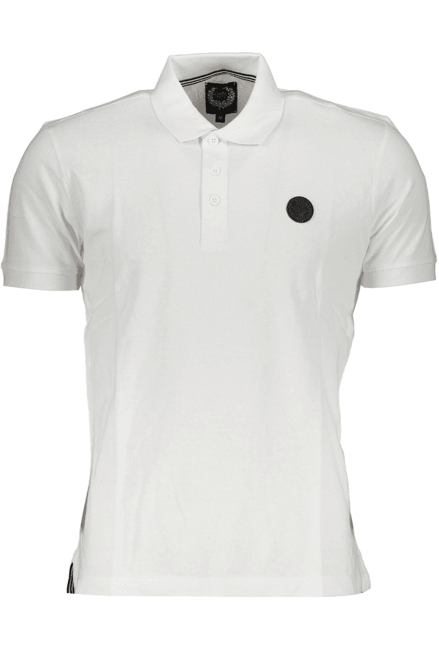 4027GIAN MARCO VENTURI POLO MANICHE CORTE UOMO BIANCO