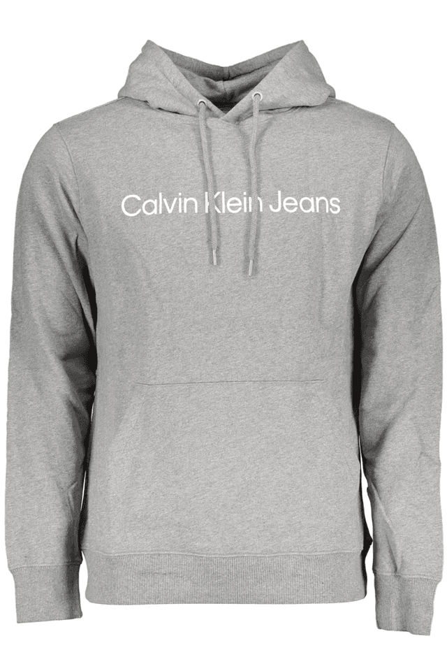 6441CALVIN KLEIN FELPA SENZA ZIP UOMO GRIGIO
