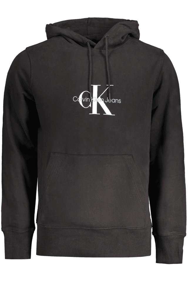 10559CALVIN KLEIN FELPA SENZA ZIP UOMO NERO