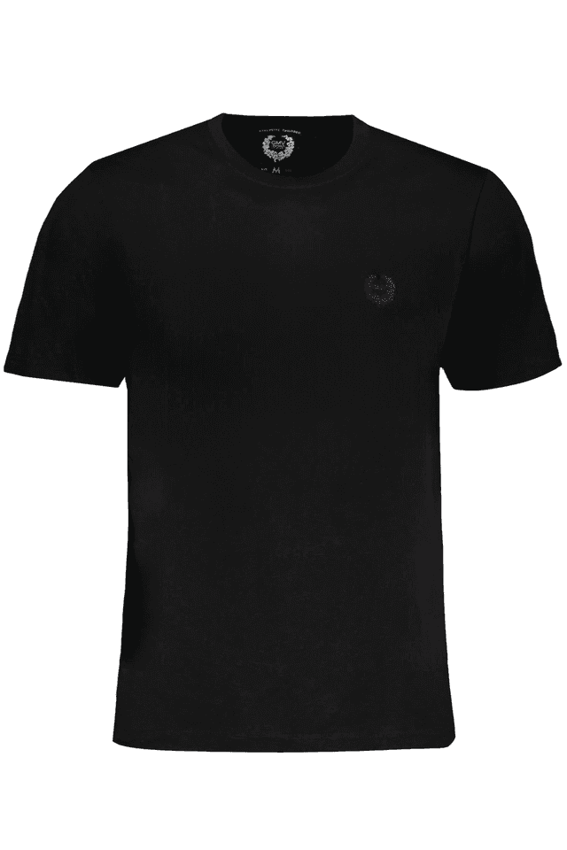 9586GIAN MARCO VENTURI T-SHIRT MANICHE CORTE UOMO NERO