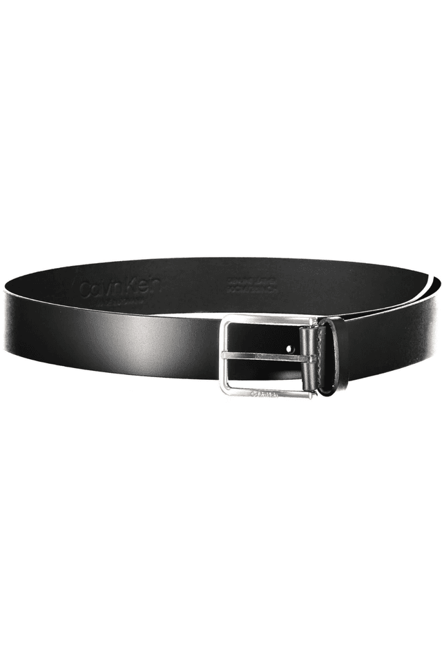 1940CALVIN KLEIN CINTURA IN PELLE UOMO NERO