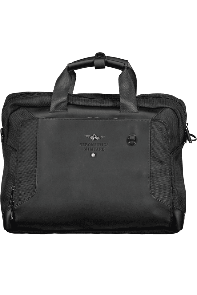 AERONAUTICA MILITARE CARTELLA UOMO NERO