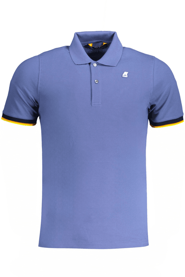 9719K-WAY POLO MANICHE CORTE UOMO BLU