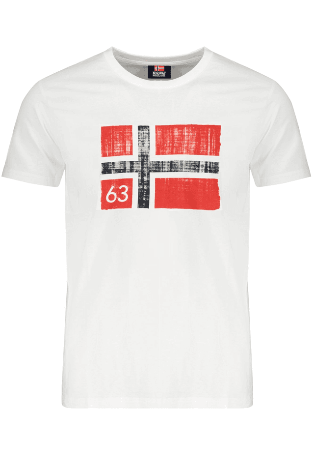 8183NORWAY 1963 T-SHIRT MANICHE CORTE UOMO BIANCO