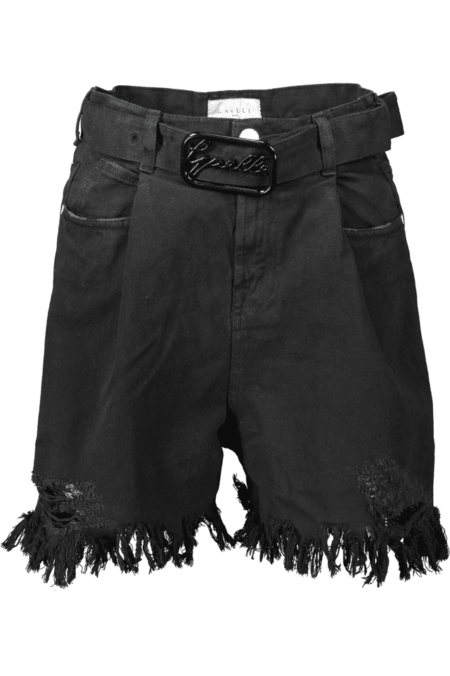 802GAELLE PARIS PANTALONE SHORT DONNA NERO