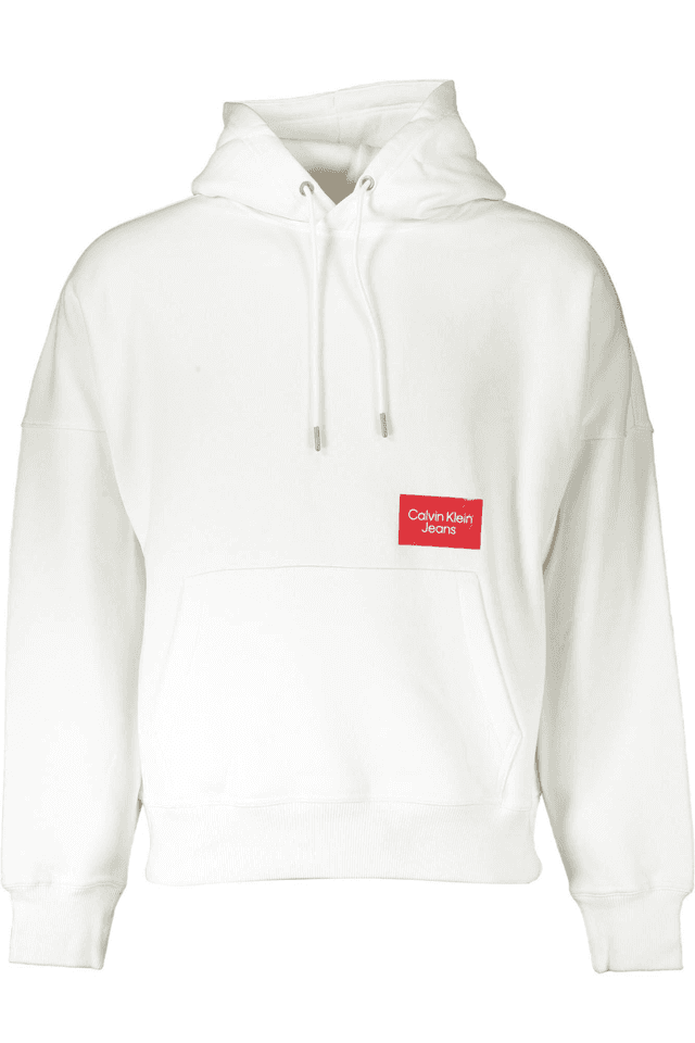 2976CALVIN KLEIN FELPA SENZA ZIP UOMO BIANCO