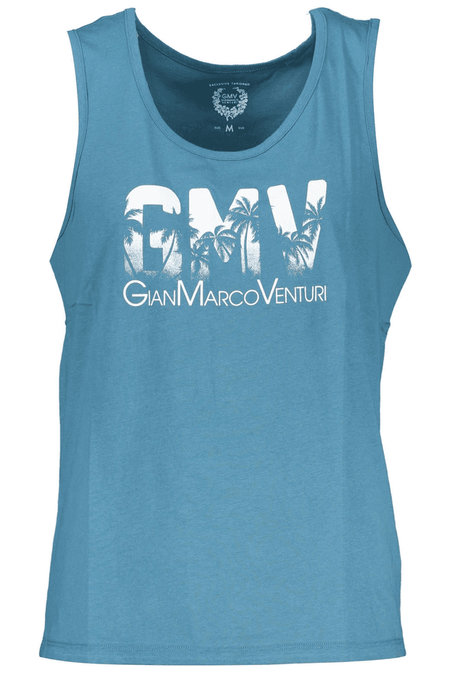 3986GIAN MARCO VENTURI CANOTTA UOMO BLU