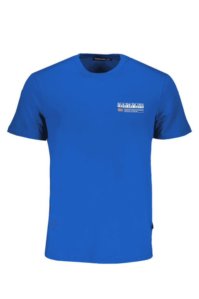 8449NAPAPIJRI T-SHIRT MANICHE CORTE UOMO BLU